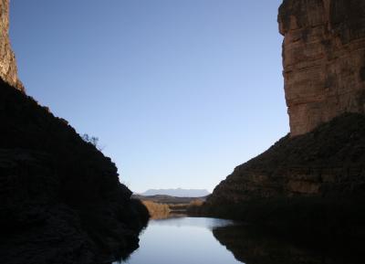 Looking Out of Santa Elena Canyon