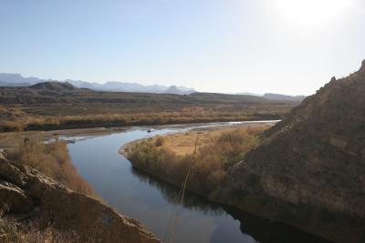 Looking Out of Santa Elena Canyon