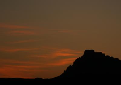 Sunset at the Chisos Mountains