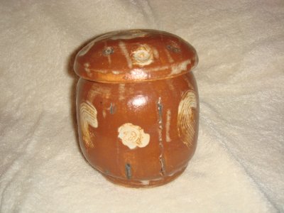 Lidded Jar - with know handle or knob