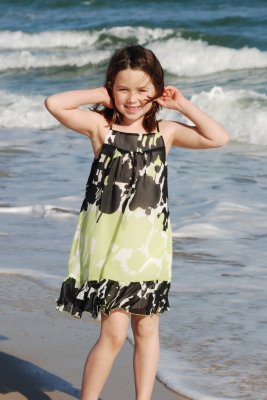 Paige posing for beach pictures...again :-)