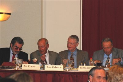 Burt Reynolds, Jim Connor, Tom Osborne, Bobby Bowden