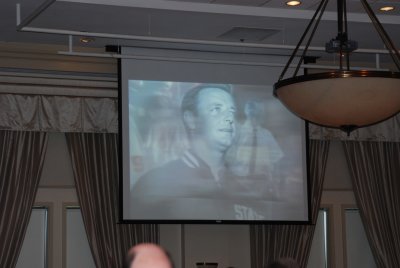 Film clips of Bobby were shown throughout the dinner