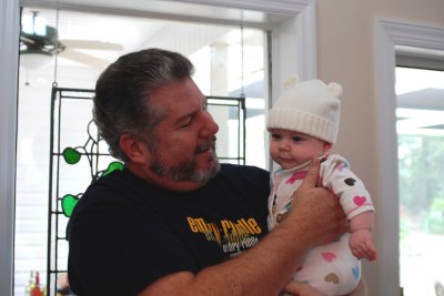 Great Uncle Doug with Addy