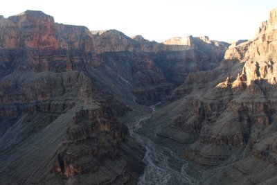 shadowed canyon