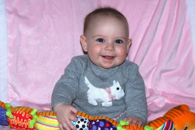 Addison Grace at 6 months old