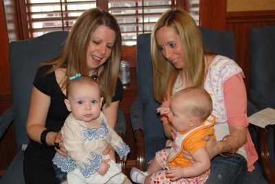 Addy and Avery with Jody and Sarah