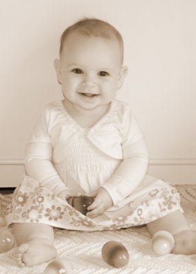 Addy in sepia