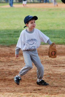 Carter in the outfield