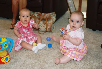 Avery and Addy playing together