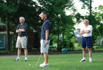 Fred, Jarrod, and Mike taking turns