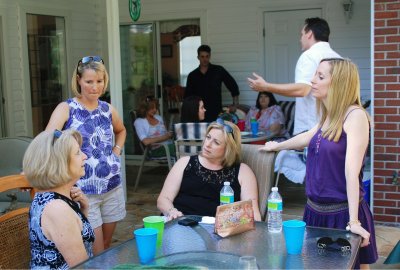 Barb (Sarah's mom), Angie, Pat (Sarah's aunt) and Sarah