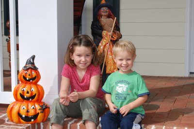 Paige and Brooks letting Grammy take several pictures