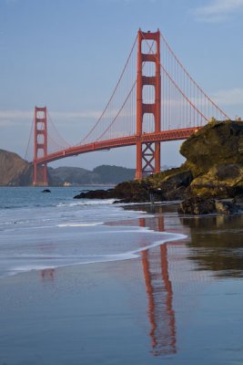 Golden Gate Bridge, Presidio Beach