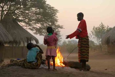 Zambia-Dawn around the village fire-1.jpg
