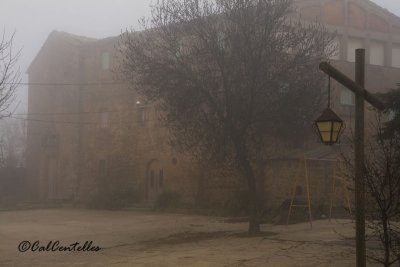 House in the fog