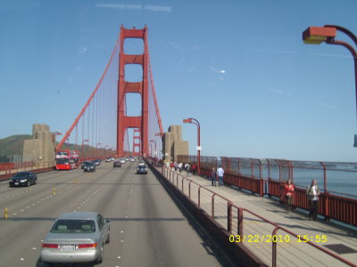 Chegando  Golden Gate