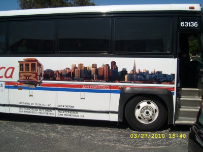 Tour bus to Monterey and Carmel
