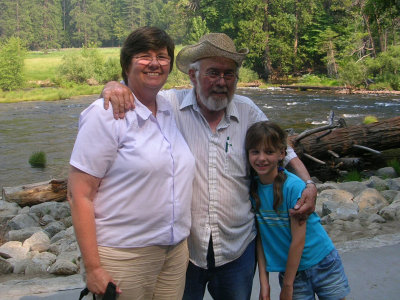 Family tourist shot