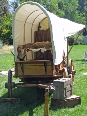A covered Wagon