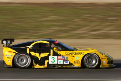 Corvette Racing C6.R accelerating out of T5