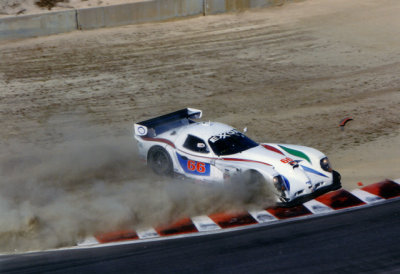 Panoz Motorsports Panoz GTR-1 Spining in Turn 6