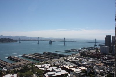 Bay Bridge from Coit Tower