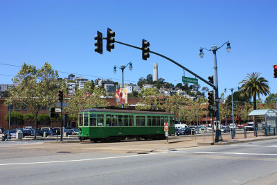 Tram on The Embarcadero