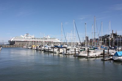 San Francisco Cruise Terminal from Pier 39