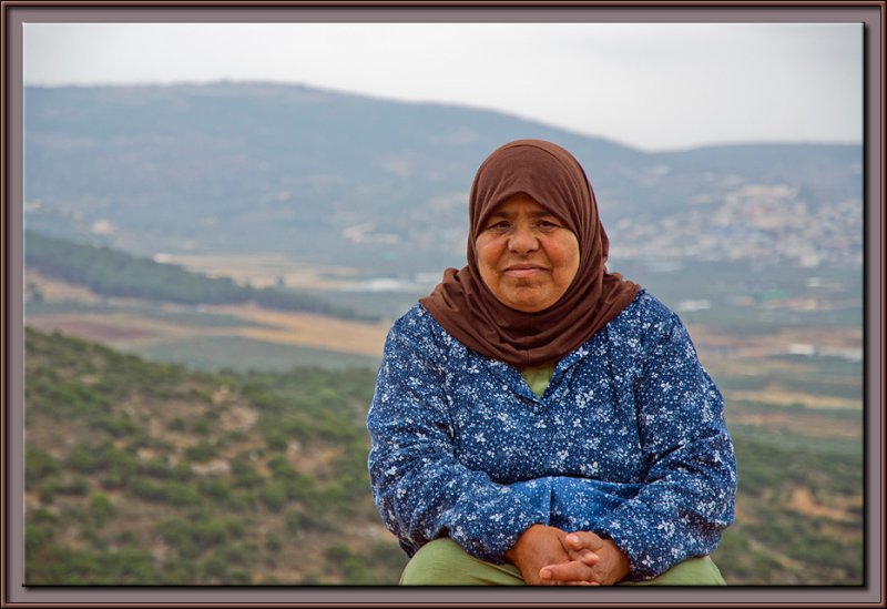 A Beduine woman - Galilee, Israel