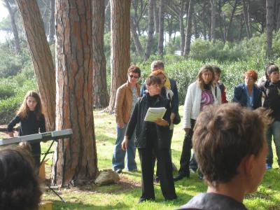 Livia and students-pageant