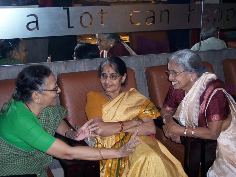 Mothers and wife of Mr. P.K. Raju