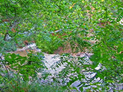 The hole where the trail used to be