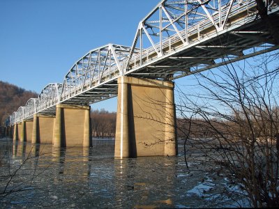 Route 15 bridge at Point of Rocks