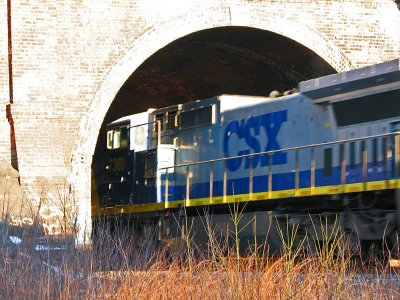 Rushing into the tunnel