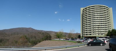Panorama - Park Vista Hotel from Parking Lot