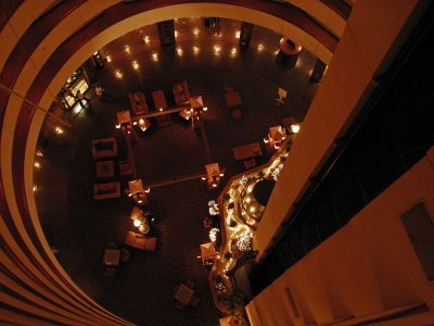 Atrium of the hotel