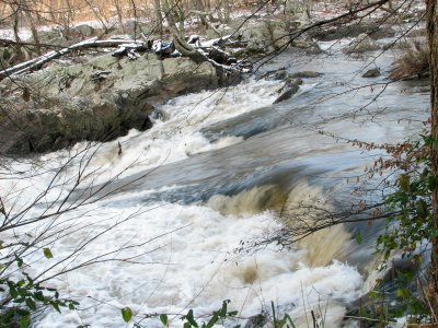 The powerful river
