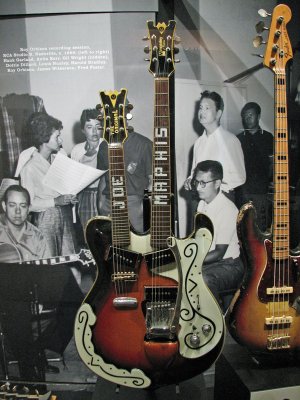 Memphis Joe's twin necked guitar