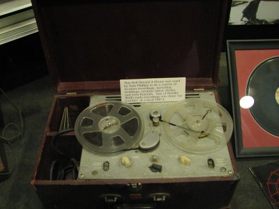 Original recording equipment used by Sam Philip