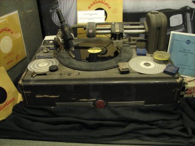 Early equipment to cut records