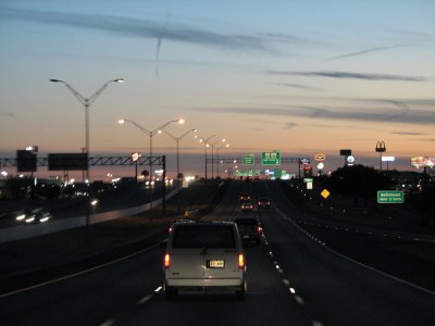 Lights on the highway