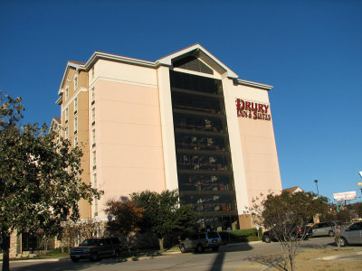 Our hotel in San Antonio