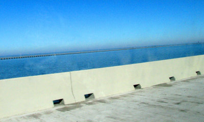 Crossing Lake Ponchtrain on Interstate 10