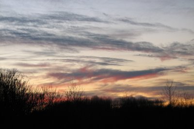 More patterns in the sky at sunset