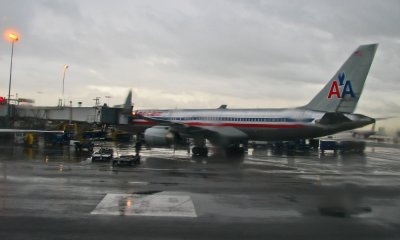 Rainy day at LAX