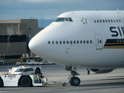 Tug in action