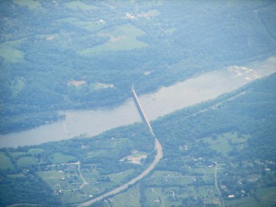 Route 340 crosses the Potomac at Sandy Hook