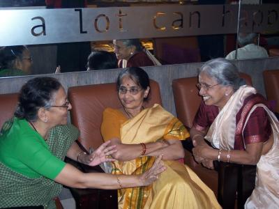 Mothers and wife of Mr. P.K. Raju