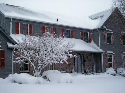 A few falling flakes
